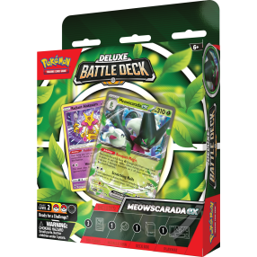 Pokémon TCG: Deluxe Battle Deck - Meowscarada ex & Quaquaval ex - více druhů