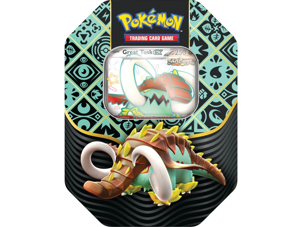 Pokémon TCG: Paldean Fates Tin (Great Tusk)
