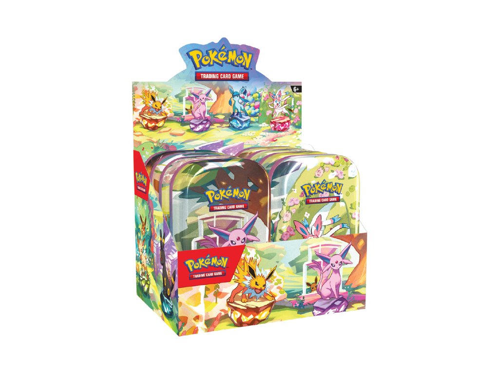 Pokémon TCG: Prismatic Evolution Mini Tin Display