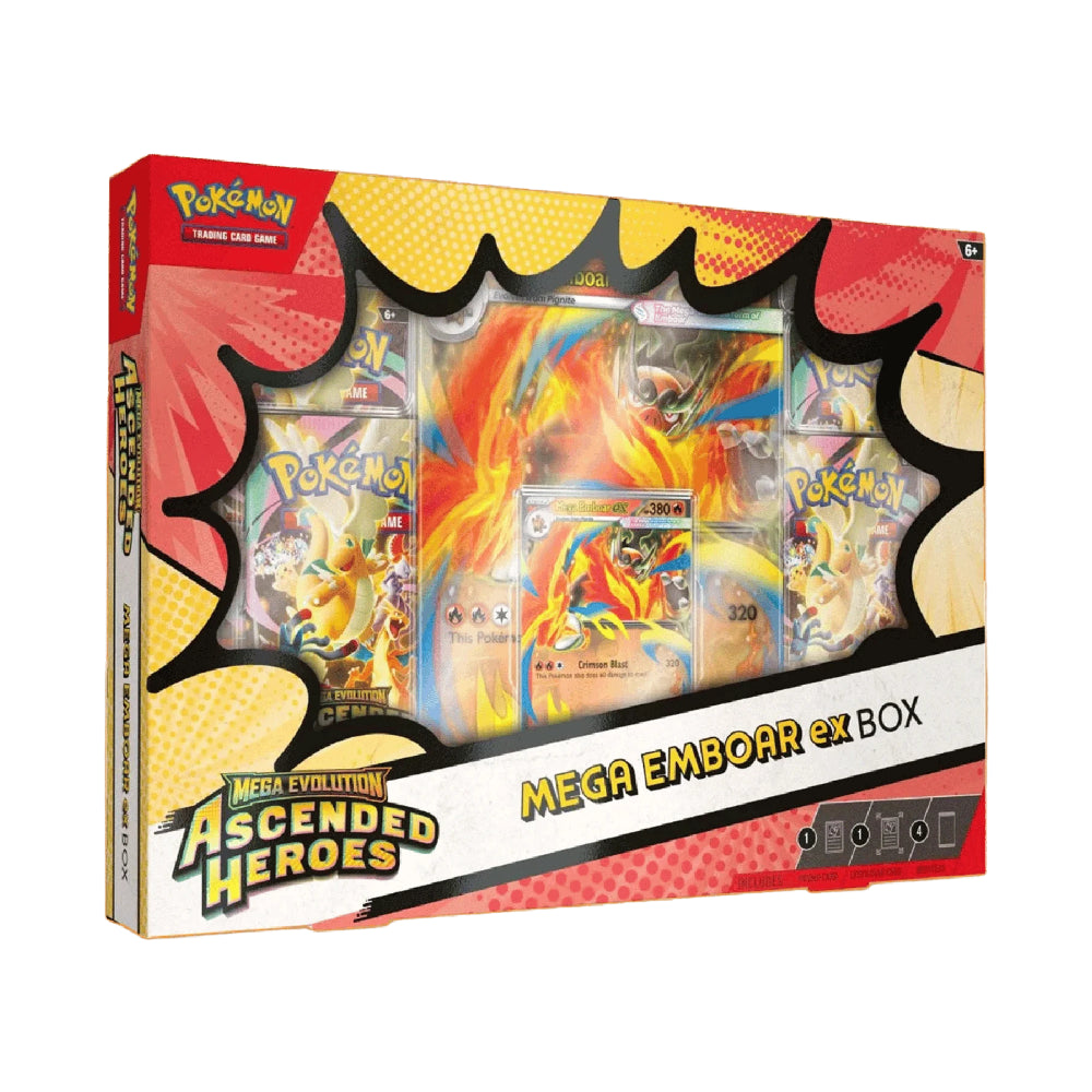 Ascended Heroes Mega Emboar ex Box