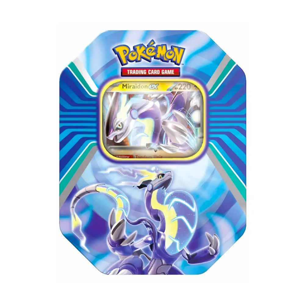 Paldea Legends Tins: Miraidon ex Plechovka