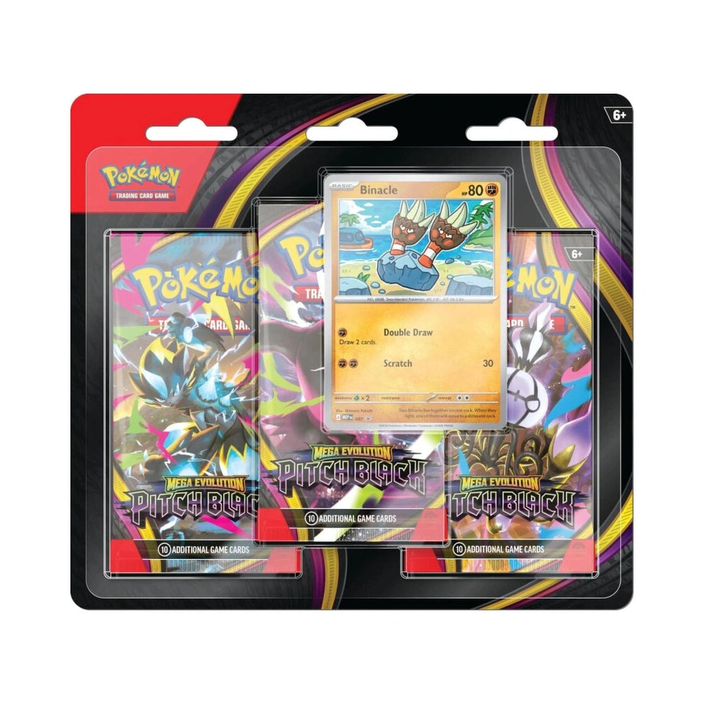Pitch Black: Binacle 3-Pack Blister
