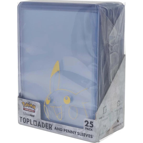 Pokémon UP: Pikachu Toploader and Penny Sleeves Combo Pack (25pack)