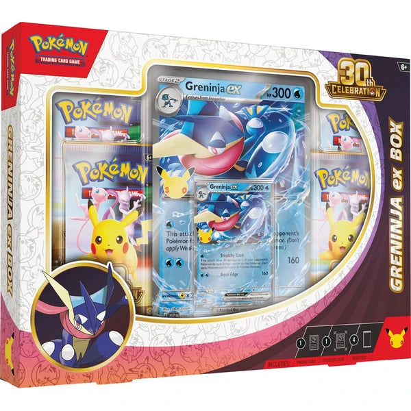 Pokémon TCG: 30th Celebration Pokémon Greninja ex Box