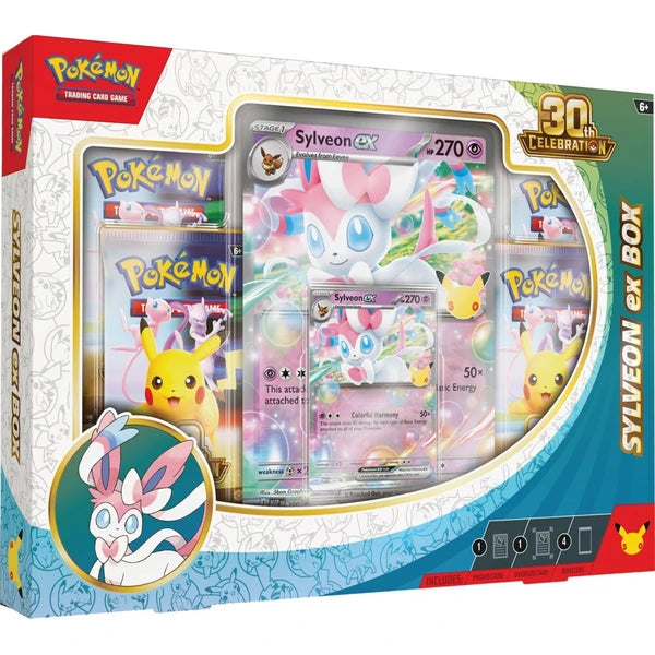 Pokémon TCG: 30th Celebration Sylveon ex Box