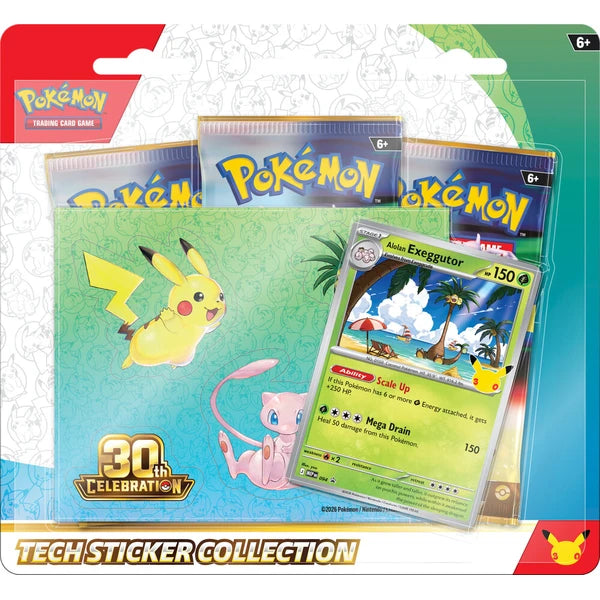 Pokémon TCG: 30th Celebration Tech Sticker Collection