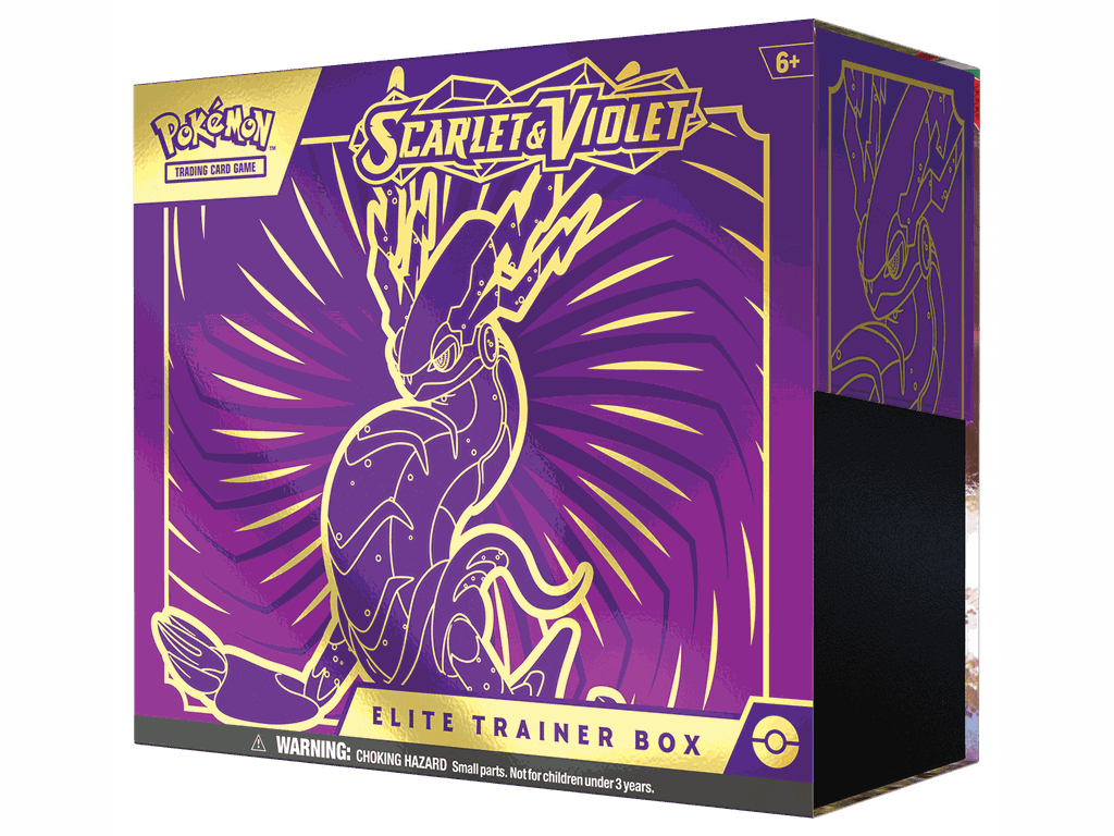 Pokémon Scarlet and Violet Elite Trainer Box - Miraidon (fialový)