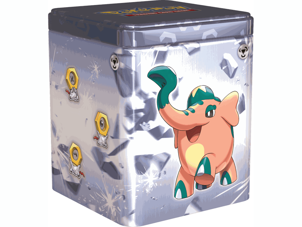 Pokémon TCG Stacking Tin 2024 - Metal Type (stříbrná)