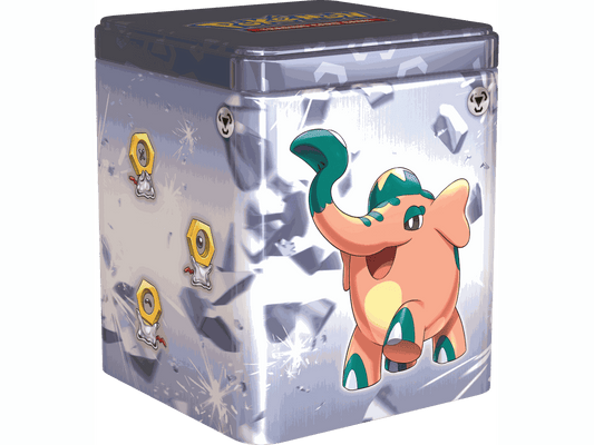 Pokémon TCG Stacking Tin 2024 - Metal Type (stříbrná)