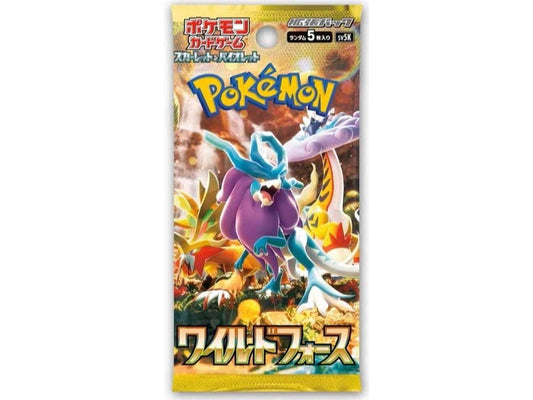 Pokémon TCG: Scarlet and Violet Wild Force Booster - japonský