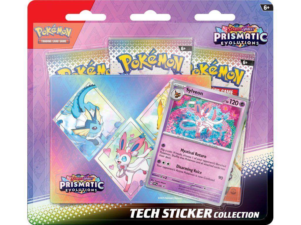 Pokémon TCG: Prismatic Evolutions Tech Sticker Collection Datum vydání: 17. ledna 2025