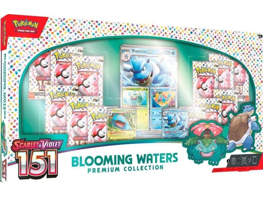 Pokémon TCG: Scarlet & Violet 151 Blooming Waters Premium Collection Datum vydání: Únor 2025