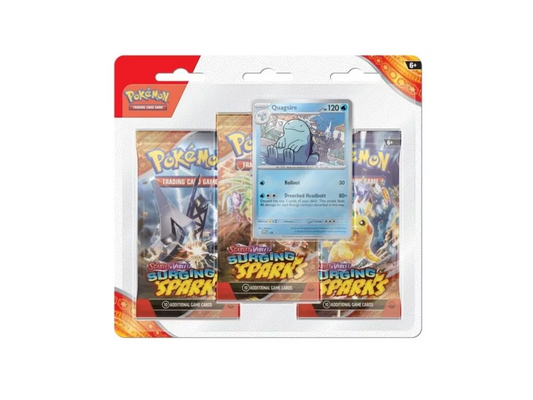 Pokémon TCG: Surging Sparks 3 Pack Blister - Quagsire