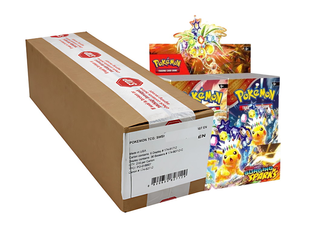 Pokémon Surging Sparks Booster Box Case (6x Booster Box)