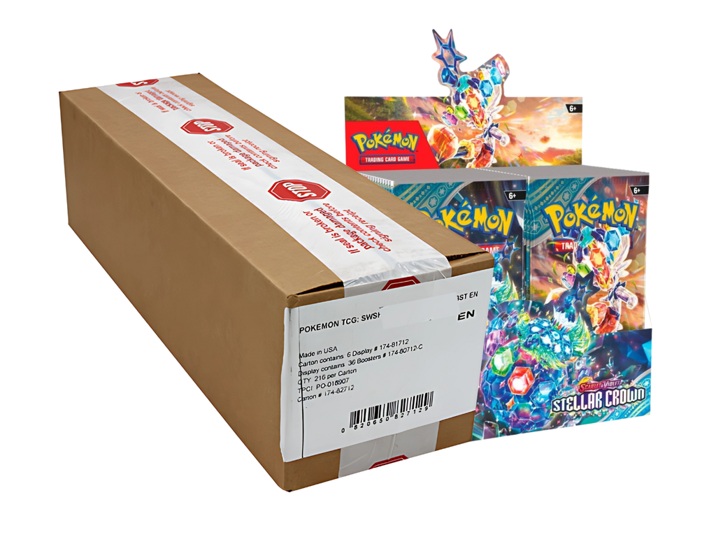 Pokémon TCG Stellar Crown Booster Box Case (6x Booster Box)