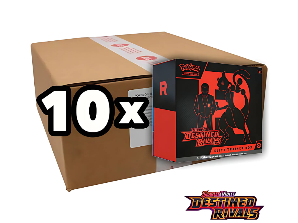 Pokémon SV10 Destined Rivals Elite Trainer Box Case