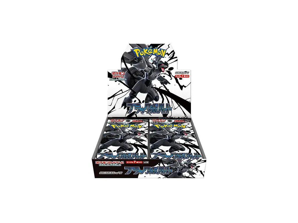 Pokémon Scarlet and Violet Black Bolt Booster Box - japonský