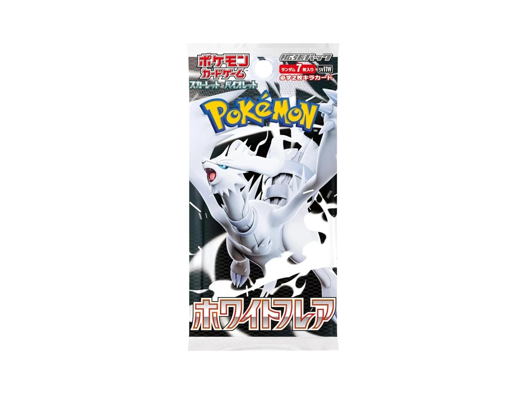 Pokémon Scarlet and Violet White Flare Booster - japonský