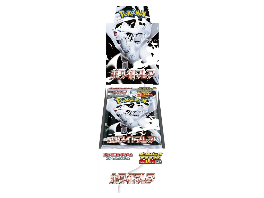 Pokémon Scarlet and Violet White Flare Booster Box DELUXE - japonský