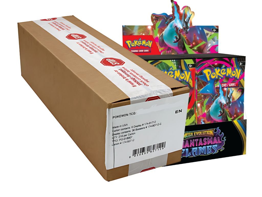 Pokémon TCG: Mega Evolution Phantasmal Flames Booster Box Case