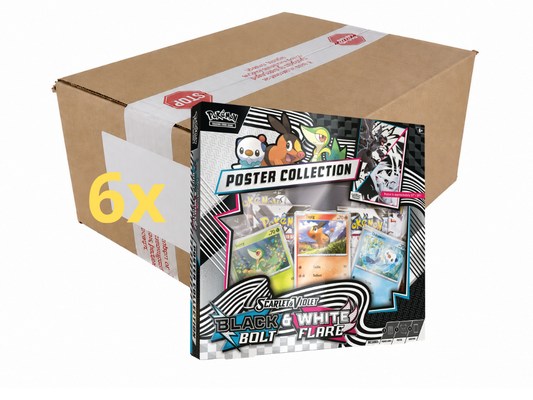 Pokémon TCG: Black Bolt and White Flare - Unova Poster Collection (case)