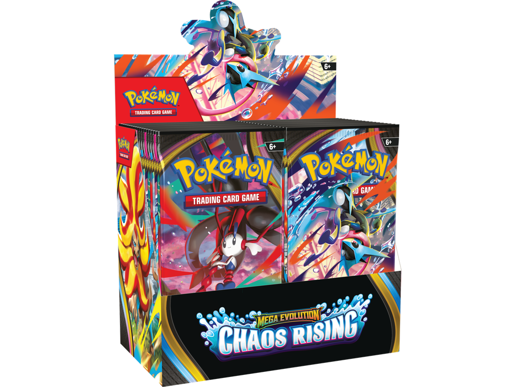 Karetní hra Pokémon TCG: Mega Evolution - Chaos Rising - Booster Box (36 boosterů)