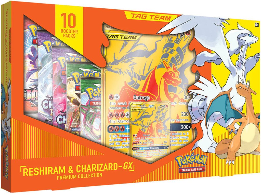 Pokémon TCG Premium Box - Reshiram & Charizard GX
