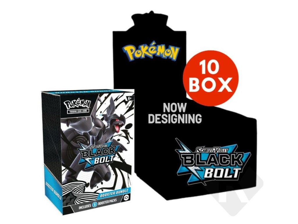 Pokémon Scarlet & Violet - Black Bolt Booster Bundle 10x - Case
