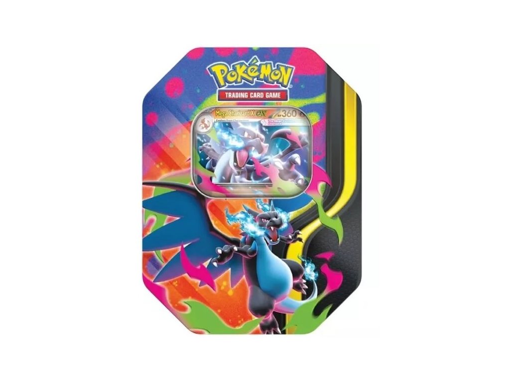 Pokémon TCG: Mega Charizard Tin - Mega Charizard X ex