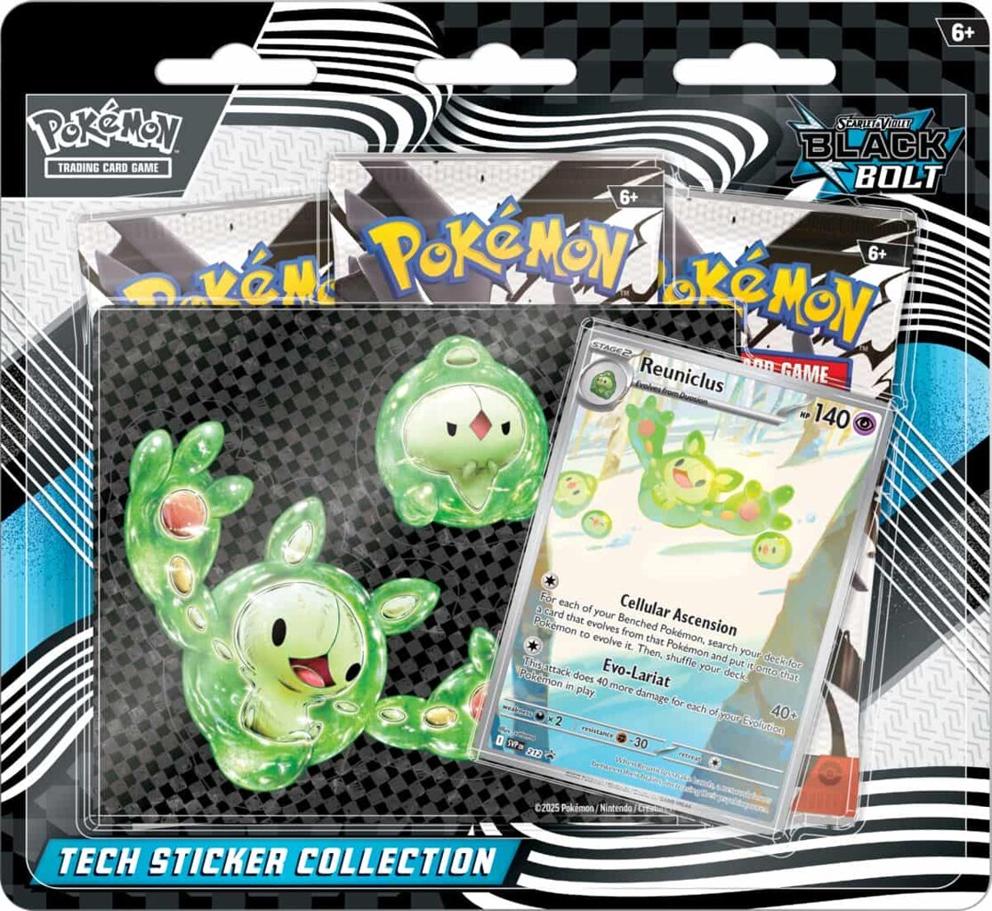 Pokémon TCG: SV10.5 Black Bolt - Tech Sticker Collection