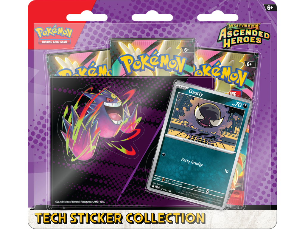 Pokémon TCG: Ascended Heroes Tech Sticker Collection - Gastly