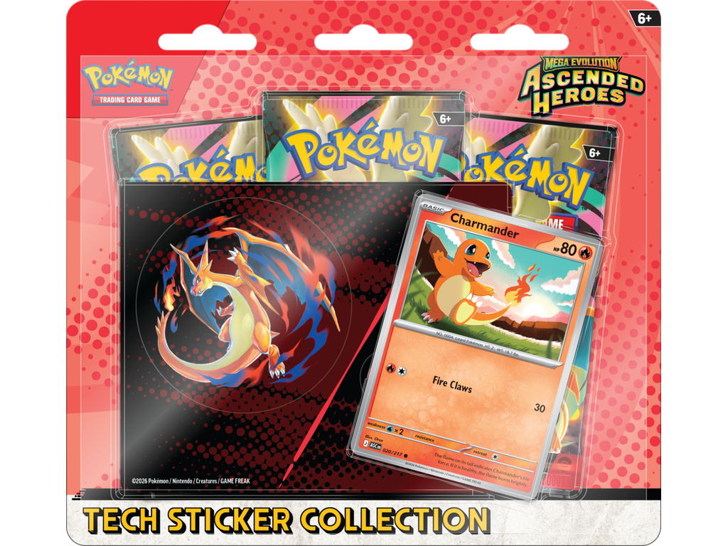 Pokémon TCG: Ascended Heroes Tech Sticker Collection - Charmander