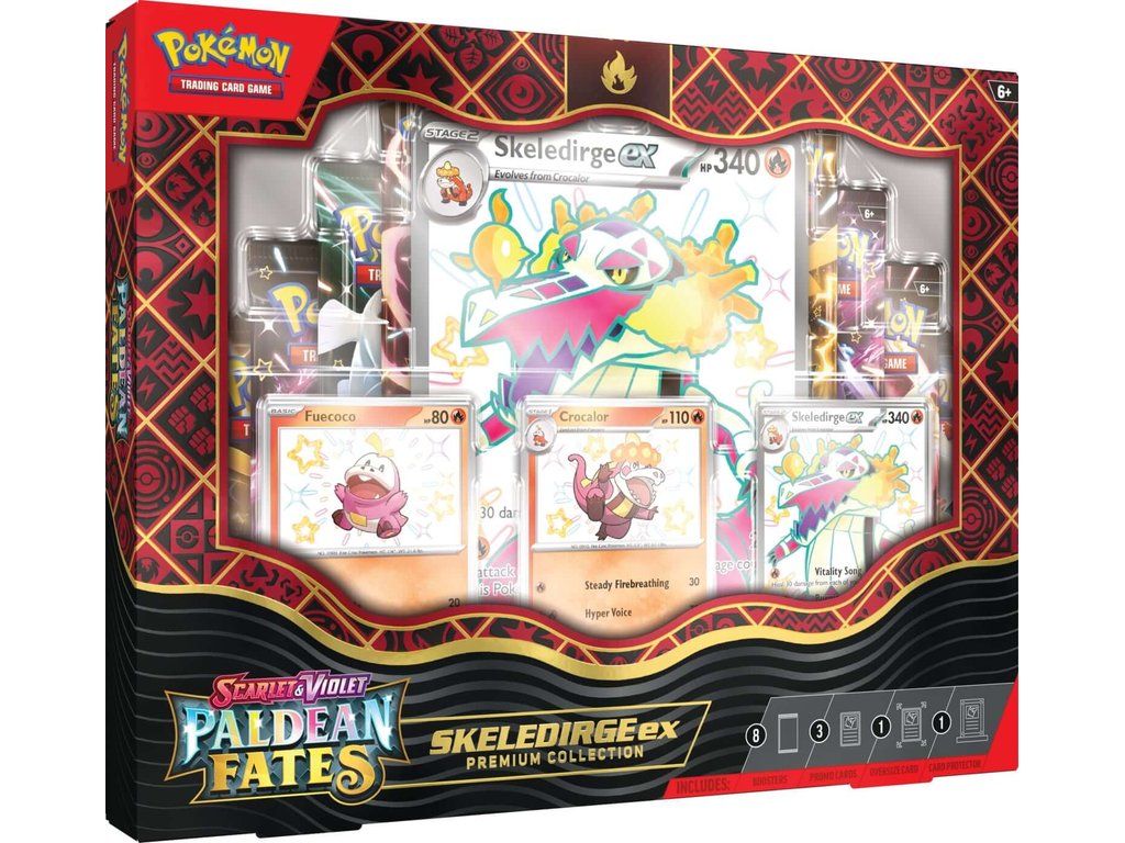 Pokémon TCG: SV4.5 Paldean Fates Premium Collection (Skeledirge)