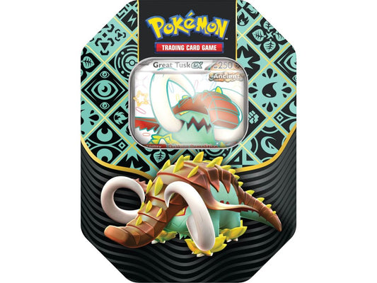 Pokémon TCG: Paldean Fates Tin (Great Tusk)