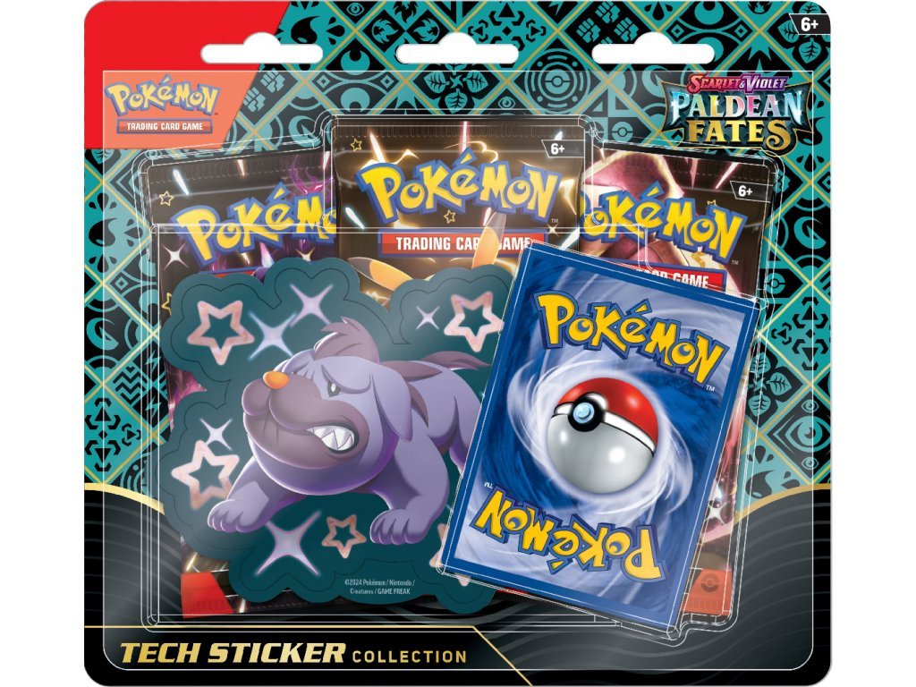Pokémon TCG: Paldean Fates Sticker Collection (Maschiff)
