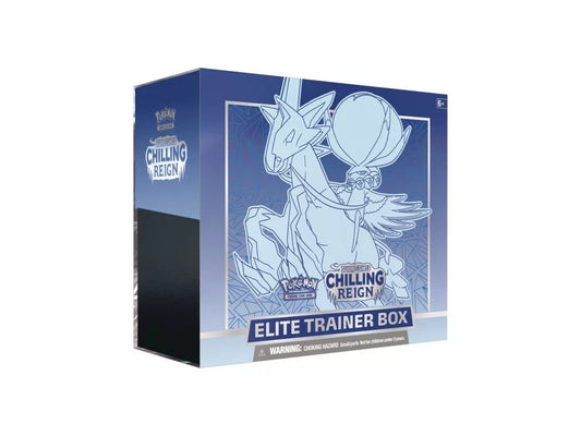 Pokémon TCG: Sword & Shield - Chilling Reign Ice Rider Calyrex Elite Trainer Box