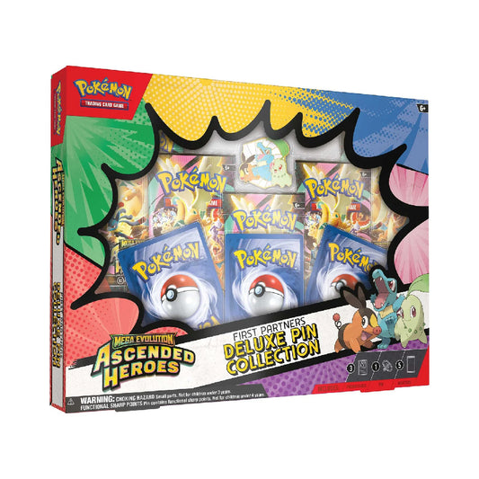 Pokémon TCG: Mega Evolution - Ascended Heroes First Partners Deluxe Pin Collection