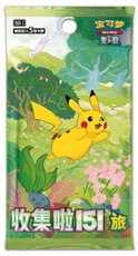 Pokémon TCG: Collect 151 Journey Booster Pack (Čínský)