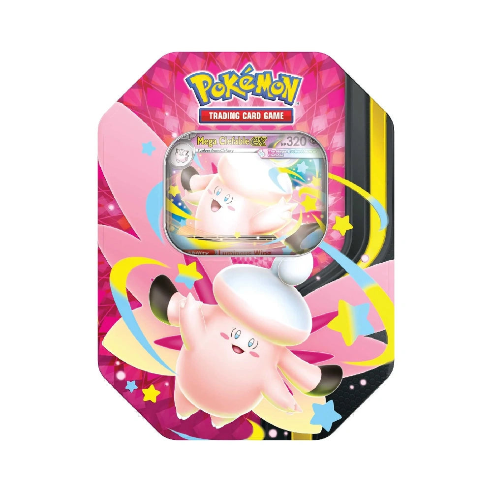 Mega Moonlit Tins Mega Clefable ex Tin