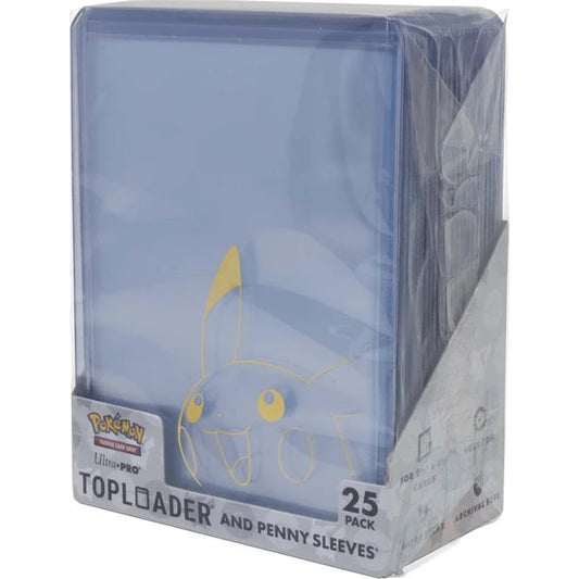Pokémon UP: Pikachu Toploader and Penny Sleeves Combo Pack (25pack)