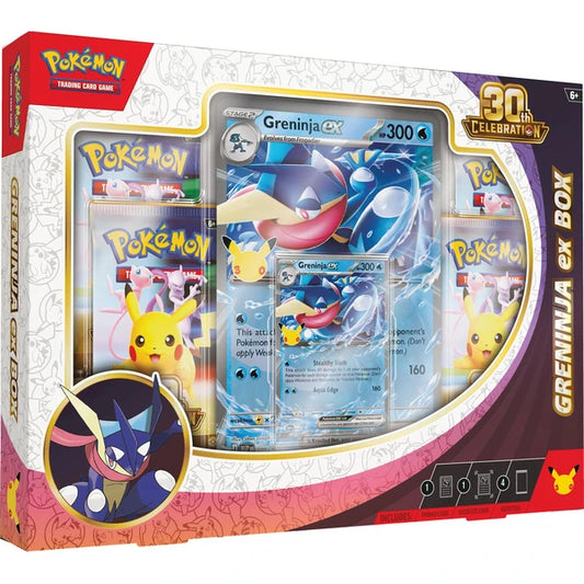 Pokémon TCG: 30th Celebration Pokémon Greninja ex Box