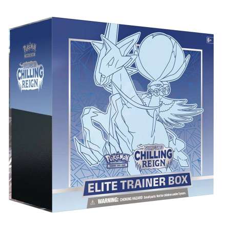 Pokémon - Sword & Shield Chilling Reign Elite Trainer Box - Blue